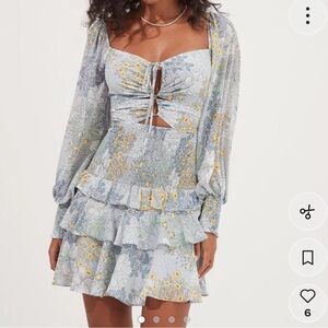 Astr the Label Revolve Marietta Floral Print Mini dress $138